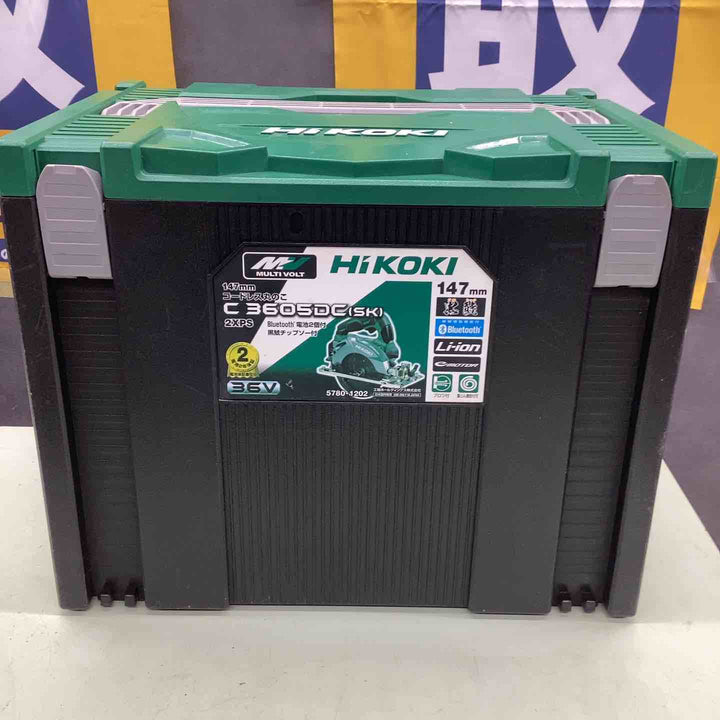 ★ハイコーキ(HIKOKI ※旧:日立工機) コードレス丸のこ C3605DC(SK)(2XPS)【越谷店】