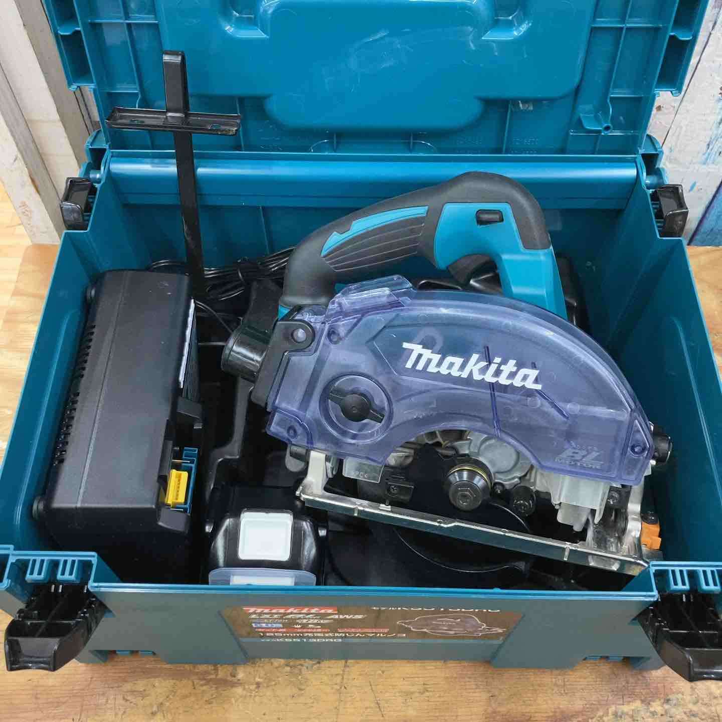 中古品】☆マキタ(makita) コードレス防じん丸のこ KS513DRG 125mm 18V 