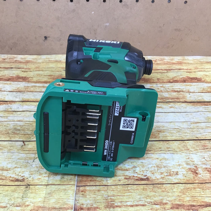 ★ハイコーキ(HIKOKI ※旧:日立工機) コードレスインパクトドライバ アグレッシブグリーン WH36DD(2XHLSZ)【川崎店】