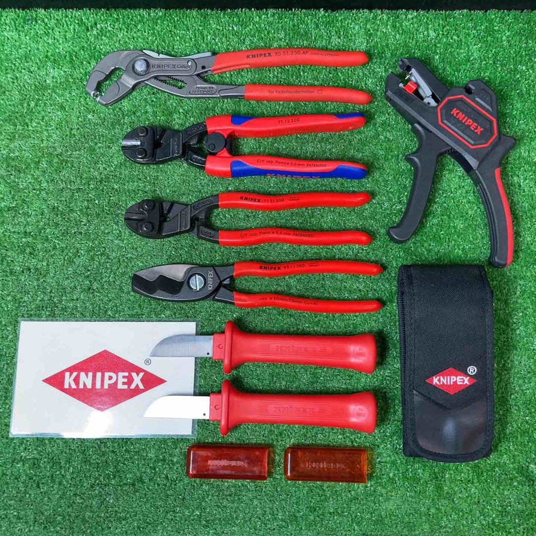 【中古品】クニペックス(KNIPEX) クニペックスまとめボルトカッタ・コブラプライヤ・ナイフ等【岩槻店】