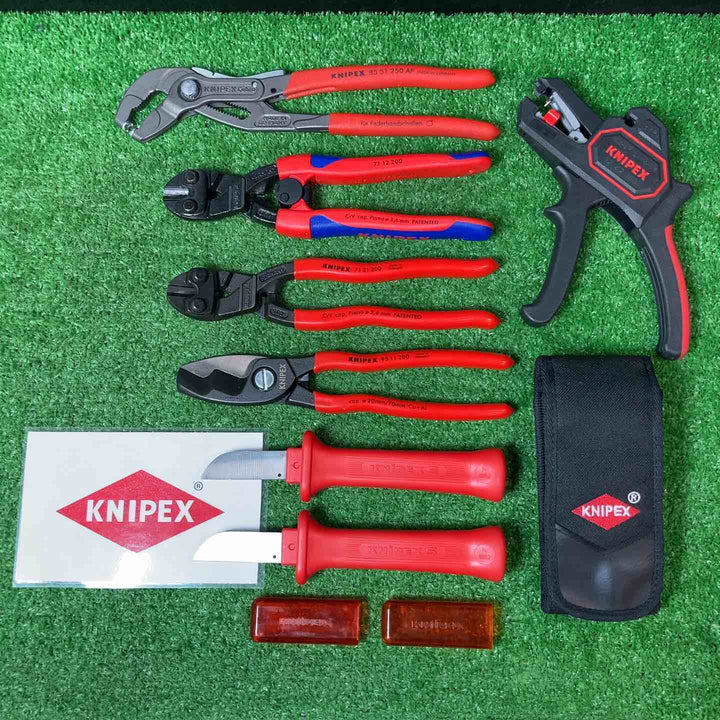 【中古品】クニペックス(KNIPEX) クニペックスまとめボルトカッタ・コブラプライヤ・ナイフ等【岩槻店】