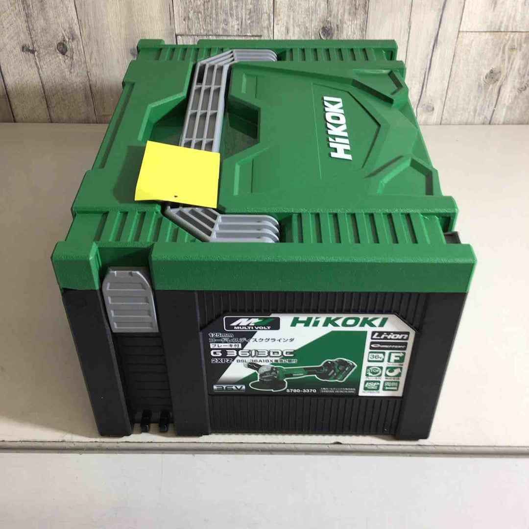 ★ハイコーキ(HIKOKI ※旧:日立工機) 125mmコードレスディスクグラインダ G3613DC(2XPZ)【戸田店】