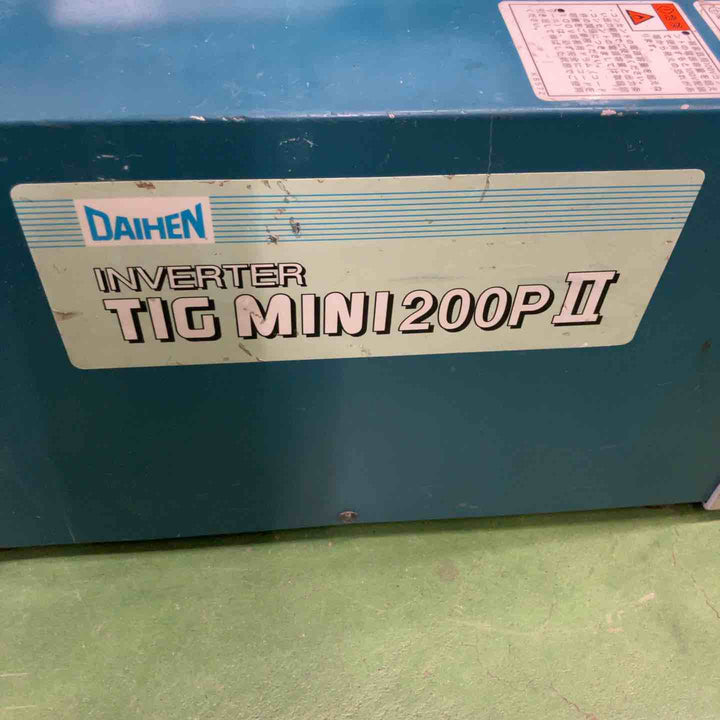 【中古品】 ダイヘン/DAIHEN 直流TIG溶接機 INVERTER TIG MINI 200PⅡ(インバータティグミニ 200P2) VRTPM-202(S-2) 【桶川店】