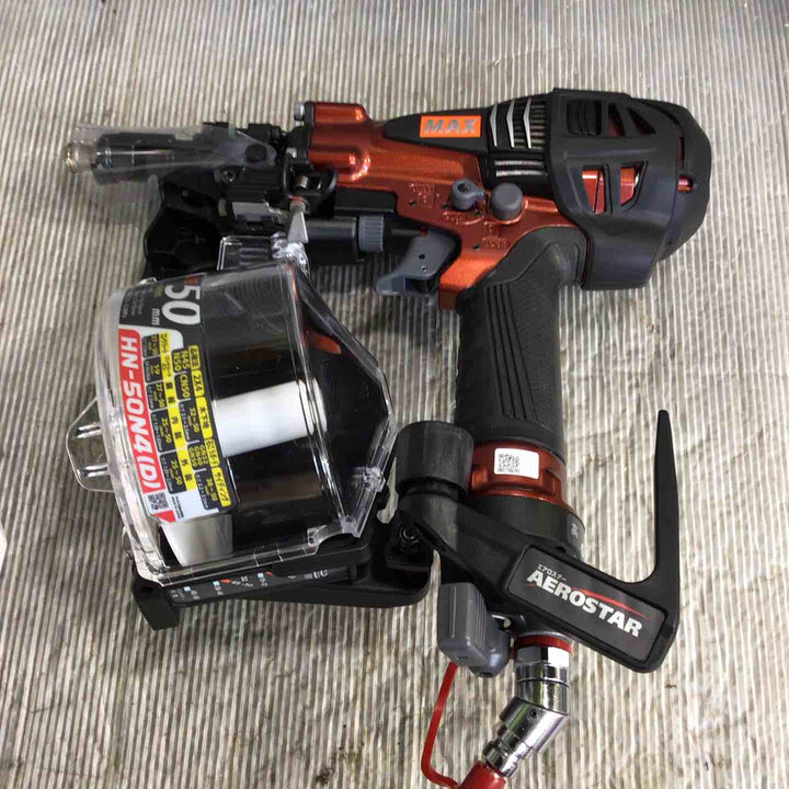 ★マックス(MAX) 高圧エア釘打ち機 HN-50N4(D)-R【草加店】