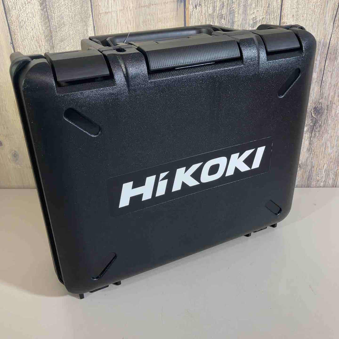 【未使用品】★純正バッテリー2個&充電器付き★HiKOKI(ハイコーキ) 10.8V 充電式 インパクトドライバー ストロングブラック 蓄電池・充電器付 WH12DCA(2LSB)【戸田店】