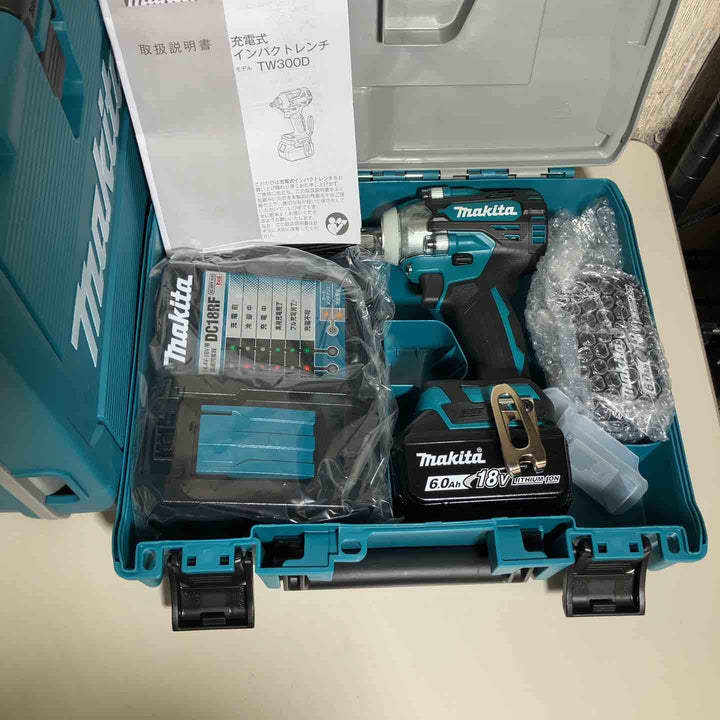 【未使用品】 マキタ makita コードレス インパクトレンチ TW300DRGX 4台 バッテリー&充電器付 フルセット インパクトレンチ 純正 充電式 18V 【戸田店】
