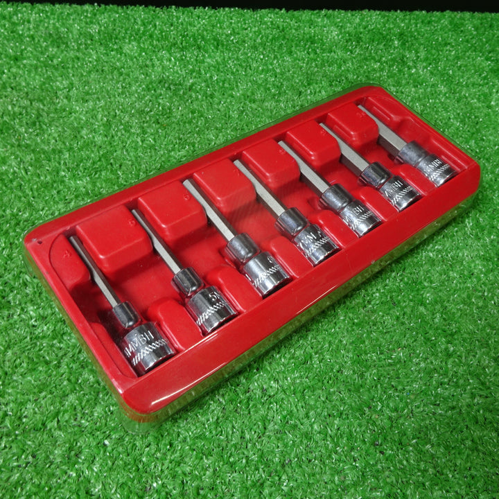 MAC TOOLS 7Pc. 3/8" ドライブ メトリック タンパープルーフ ヘックス ドライバー セット SXMAH7PT 【岩槻店】