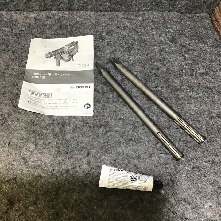 【中古品・ブルポイントおまけ付き!】ボッシュ(BOSCH) SDSmax電動ハンマー GSH5 【桶川店】