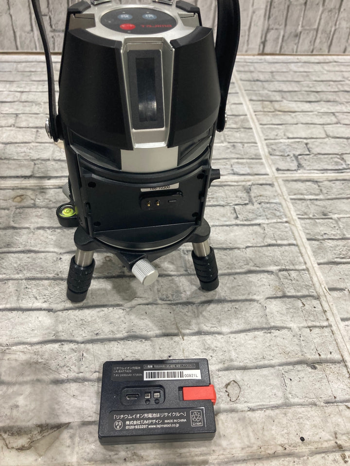 〇TJMデザイン レーザー墨出し器 ゼロブルー リチウム KYR ZEROBL-KYR 矩・横・両縦 鮮視度300のくっきりライン【川口店】