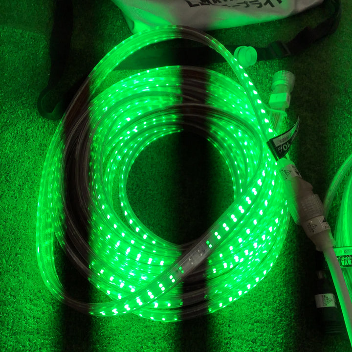 HATAYA LEDテープライト 10m 2個セット 緑テープ 片面発光 白テープ 両面発光 電源コード1個付き【桶川店】