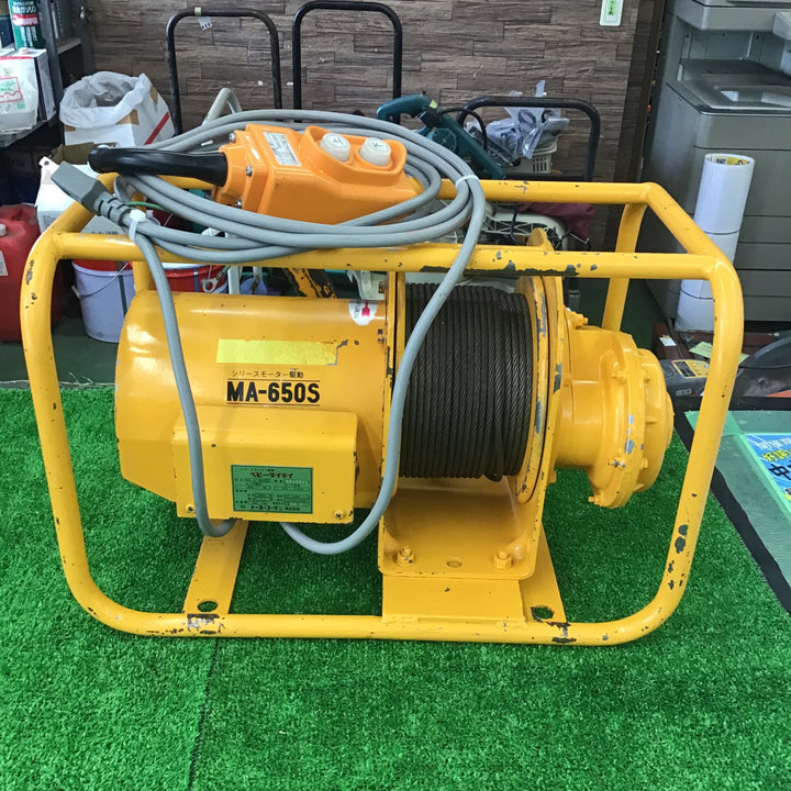 【サマーセール!中古】 トーヨーコーケン TKK  定置型 電動ウインチ MA-650S 【桶川店】