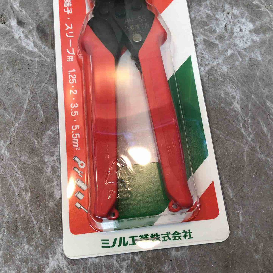 ◇マーベル(MARVEL) 圧着工具 ハンドプレス 裸圧着端子・スリーブ用 MH-5S【八潮店】