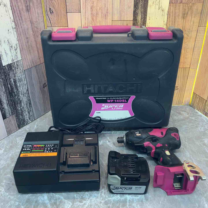 ◇ハイコーキ(HIKOKI ※旧:日立工機)  コードレスオイルパルスインパクトドライバ WP14DSL(2LSCK)【八潮店】