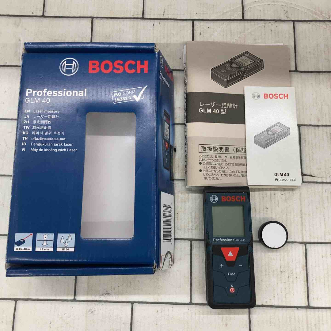 ◇ボッシュ(BOSCH) レーザー距離計 GLM40【所沢店】