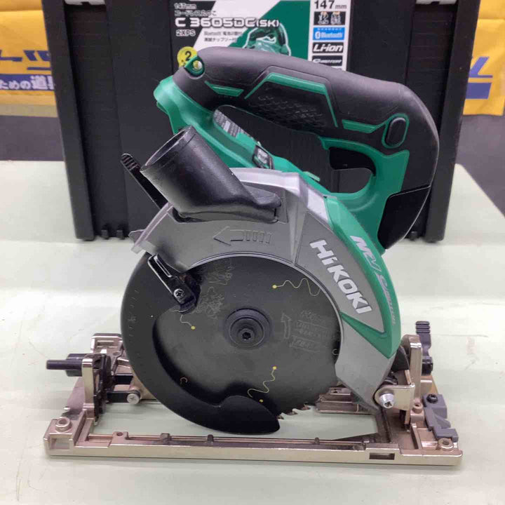 ★ハイコーキ(HIKOKI ※旧:日立工機) コードレス丸のこ C3605DC(SK)(2XPS)【越谷店】