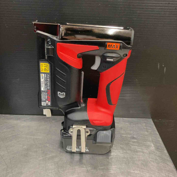 【中古美品】 マックス(MAX) 14.4V/18V コードレスタッカ TG-ZB2-BC/1850A フルセット 【東大和店】