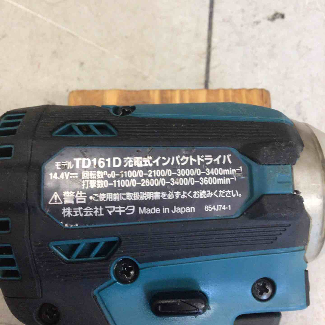 【現状品】 マキタ/makita コードレスインパクトドライバー TD161DZ 【鴻巣店】