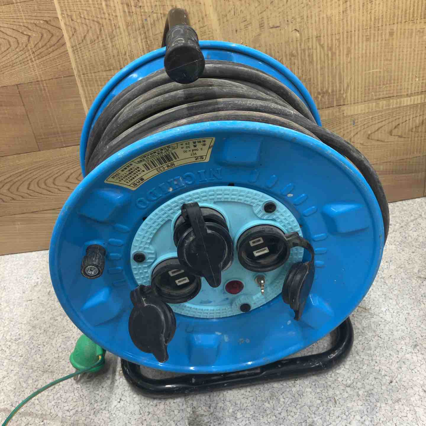 ◇日動 電工ドラム NPW-E33 コードリール【八潮店】 – アクトツール