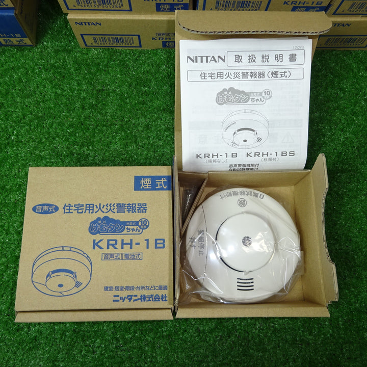 ニッタン 住宅用火災警報器 けむタンちゃん(煙式) KRH-1B ねつタンちゃん(熱式) CRH-1B 合計 45個【岩槻店】