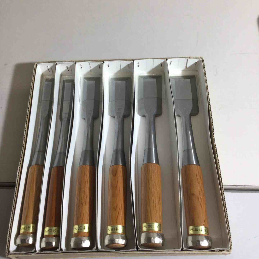 【未使用品】助丸 6本組 厚鑿 ハイス 鑿 鉋 大工道具 【戸田店】