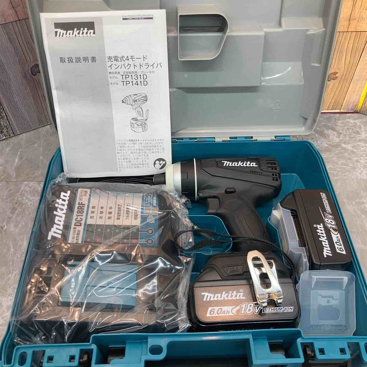 ★マキタ(makita) コードレス4モードインパクトドライバー TP141DRGXB【八潮店】