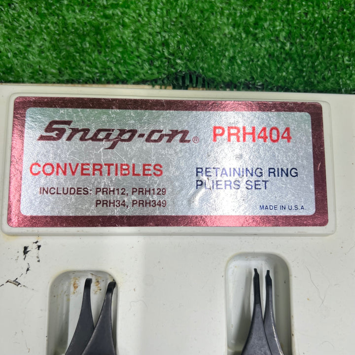 Snap-on スナップオン/スナップリングプライヤーセット PRH404 ※ケース破損あり 【桶川店】