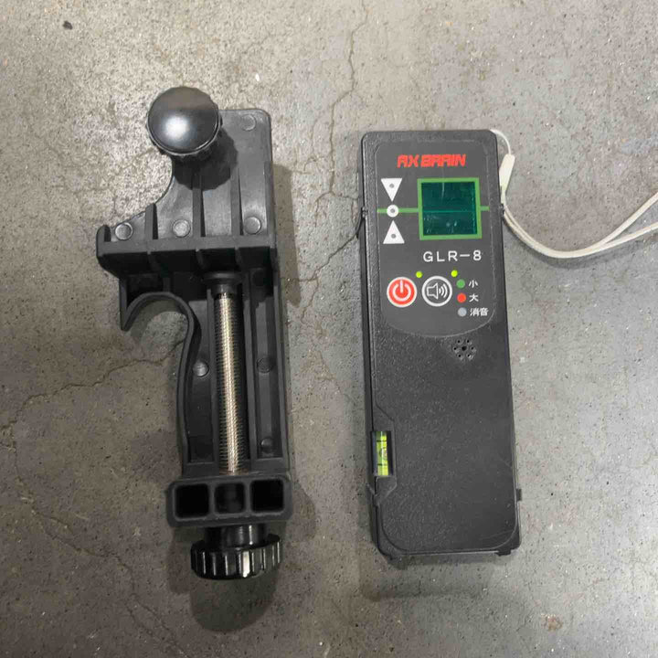 アックスブレーン(AX BLANE) フルライングリーンレーザー円錐ミラー墨出し器 LVG-8CM 受光器付き レーザー墨出し器【川口店】