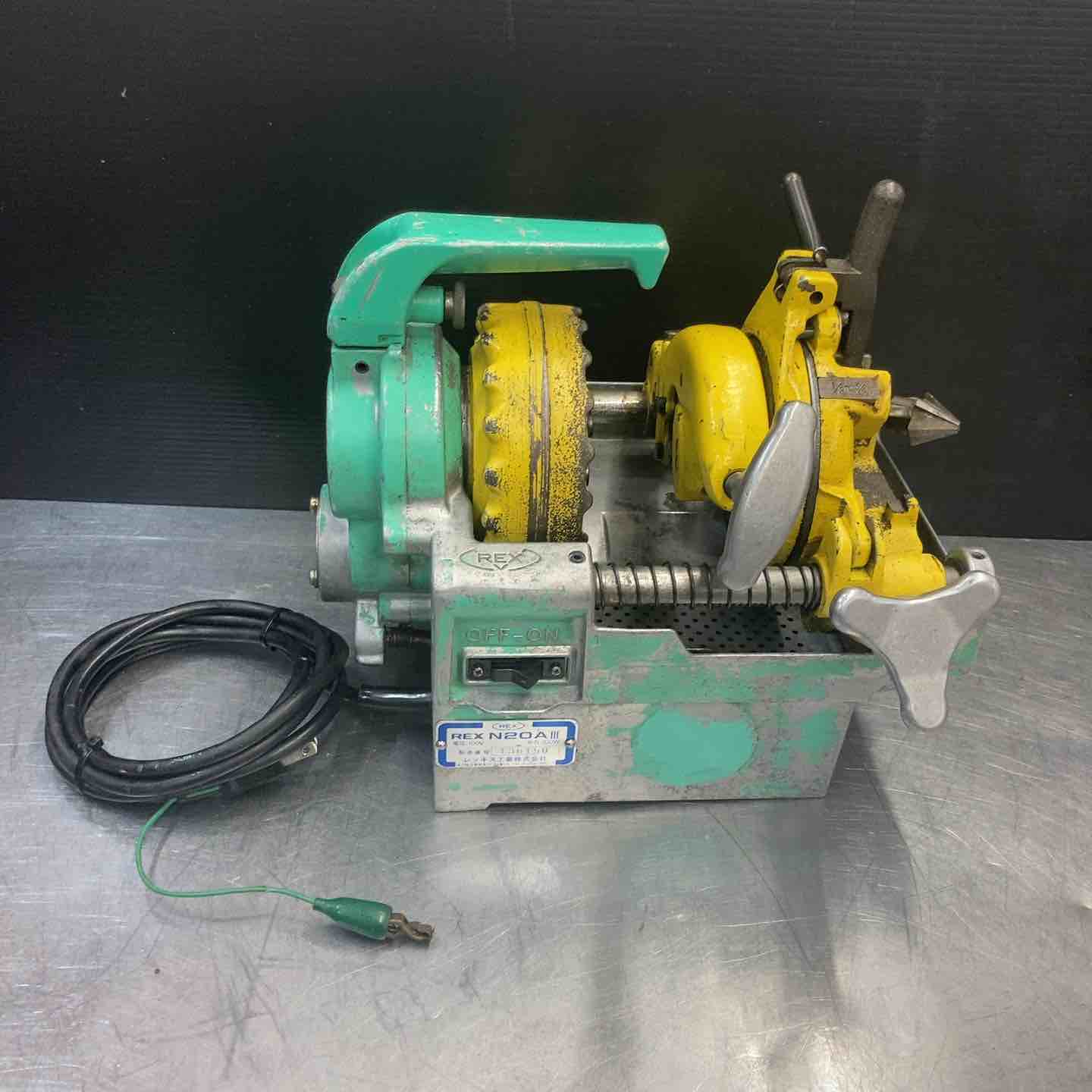 中古】REX/レッキス工業 N20A3 しぶろく君 ねじ切り機 ネジ切り機 パイプマシン　現状渡し 中古品】 レッキス(REX) ねじ切り機 N20A3 N20AⅢ パイプマシン しぶ