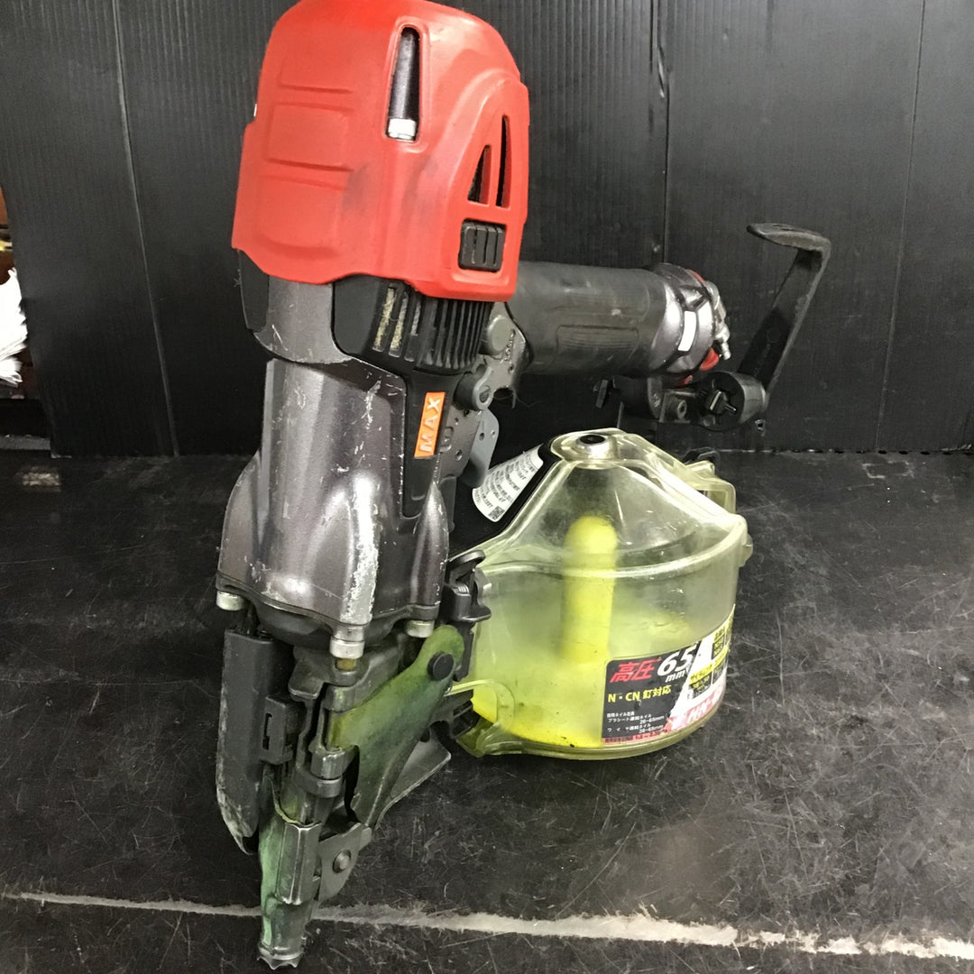 【中古】マックス MAX 高圧コイルネイラ HN-65N3(D)-G クールグレー 高圧釘打機 HN91067【草加店】