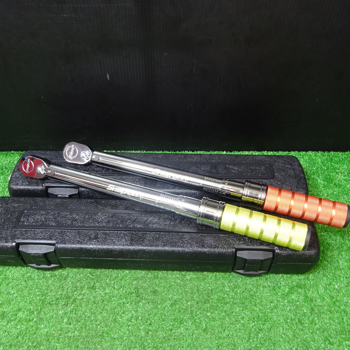 スナップオン/Snap-on 3/8sq トルクレンチ QE2RN100 イエロー、オレンジ 2点セット【岩槻店】