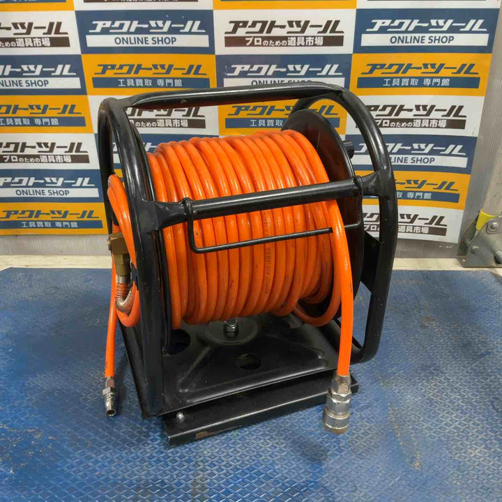 十川産業 コンパクトエアーリール 内径7mm 外径10mm 30M付【草加店】