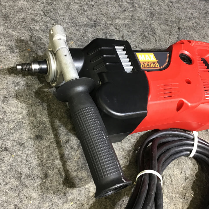 【中古品※未開封ドリルビットおまけ付!※】マックス(MAX) 乾式静音ドリル DS-181D【桶川店】