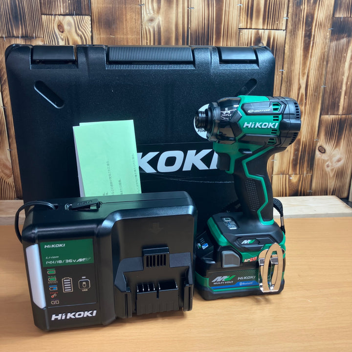 ◇HiKOKI(ハイコーキ) 36V 充電式 インパクトドライバ WH36DC(XPSZ)バッテリー1個セット【越谷店】