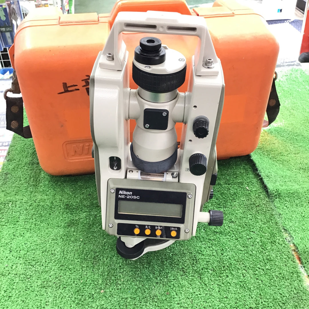 ニコン デジタルセオドライト NE-20SC  ジャンク品 電池液漏れ 動作未確認【桶川店】