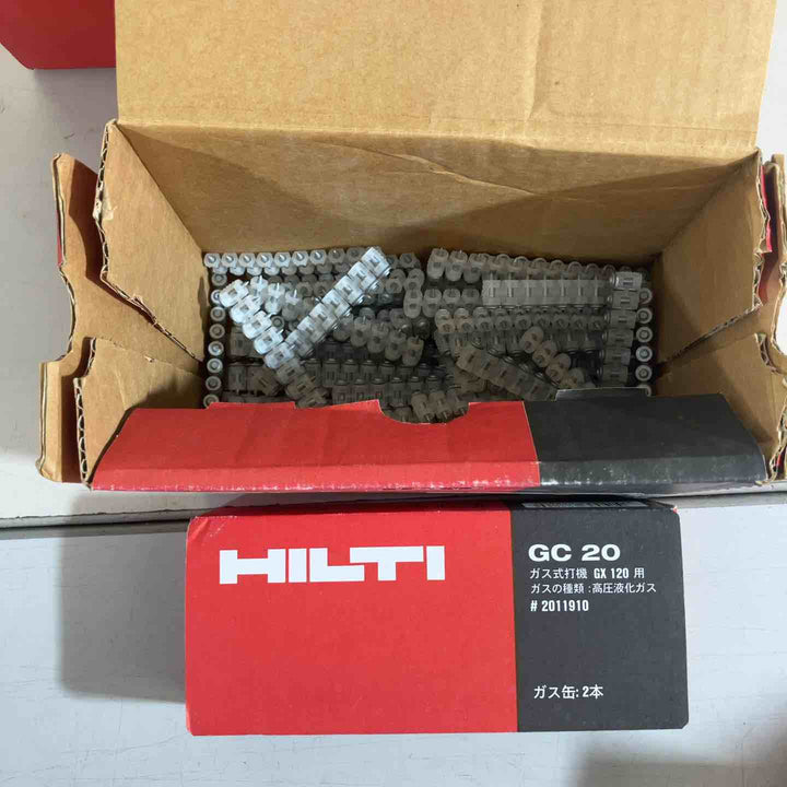 【未使用品】HILTI ヒルティ GC20 GX120用 ガスピン ガス缶 4個セット【戸田店】