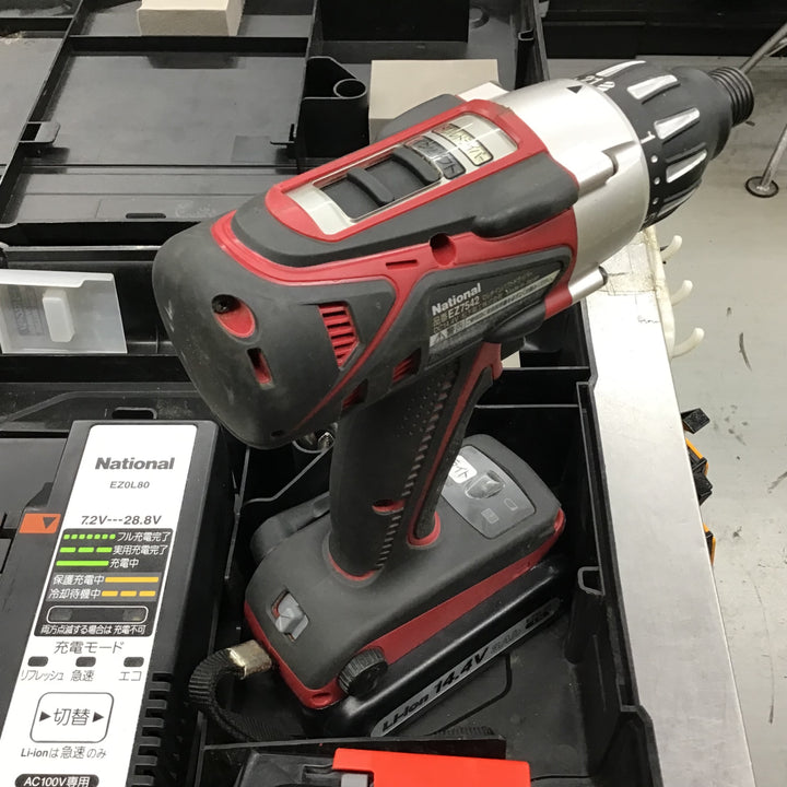〇パナソニック(Panasonic) コードレスマルチインパクトドライバー EZ7542LN2S-R【戸田店】