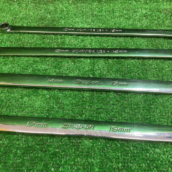 スナップオン(Snap-on)ロングストレートメガネレンチ XDHFM1719/1417/1214/1012 4本セット【川越店】