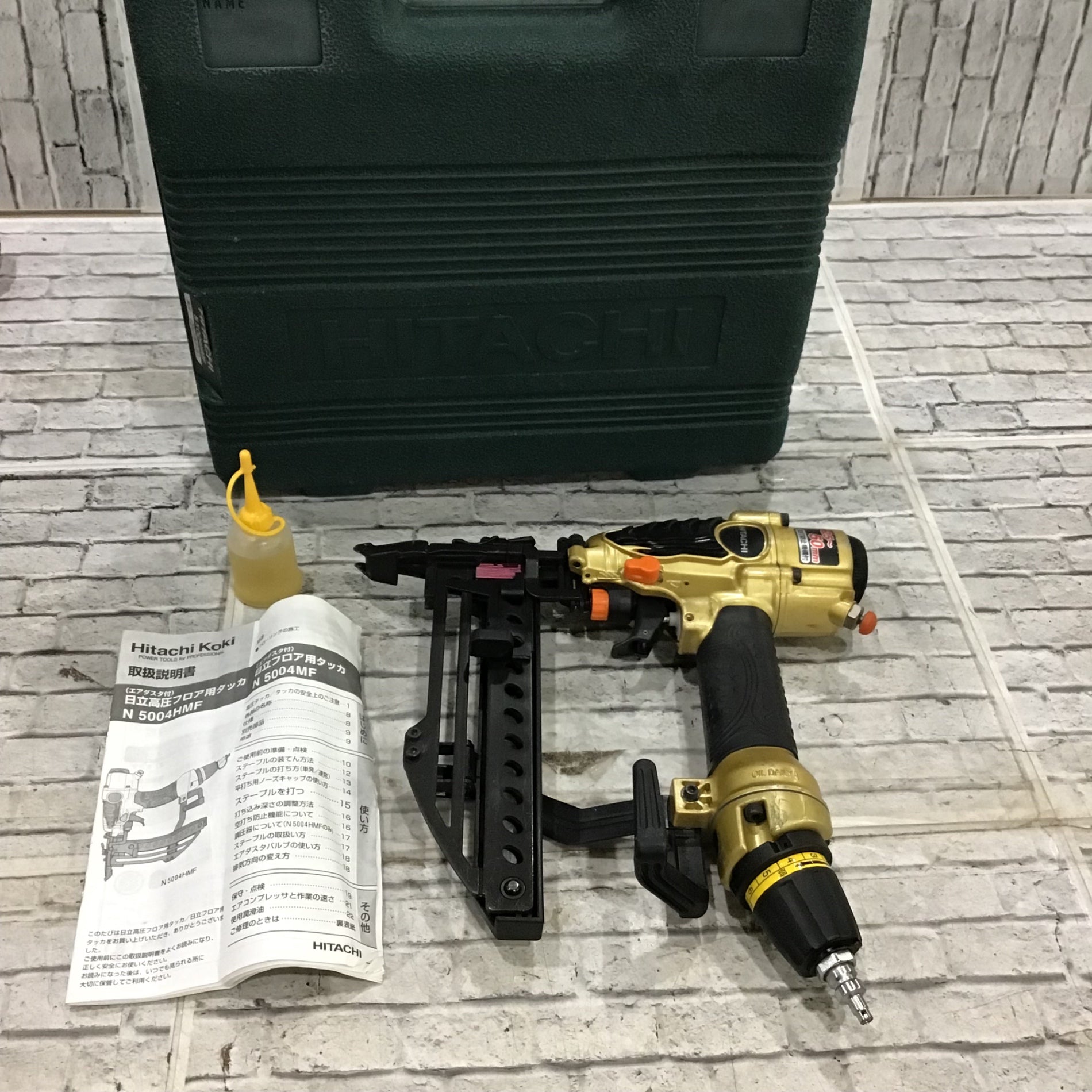 ☆ハイコーキ(HIKOKI ※旧:日立工機) 高圧フロアタッカ N5004HMF【川口