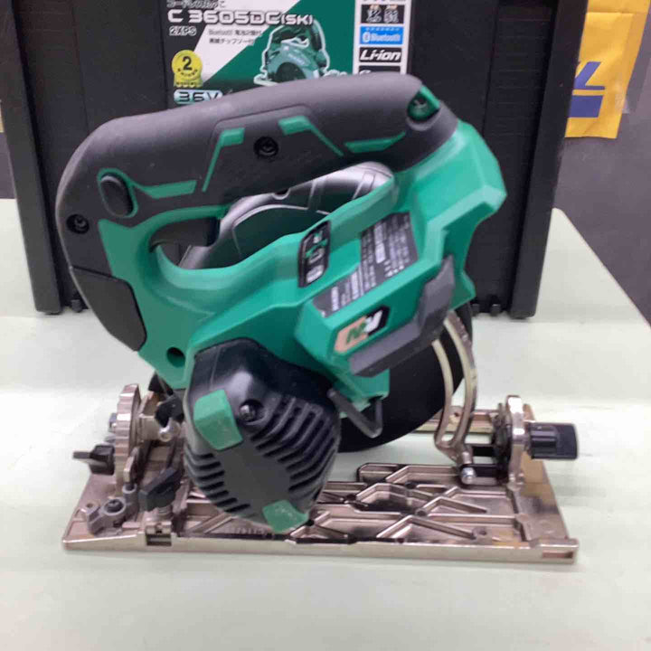 ★ハイコーキ(HIKOKI ※旧:日立工機) コードレス丸のこ C3605DC(SK)(2XPS)【越谷店】