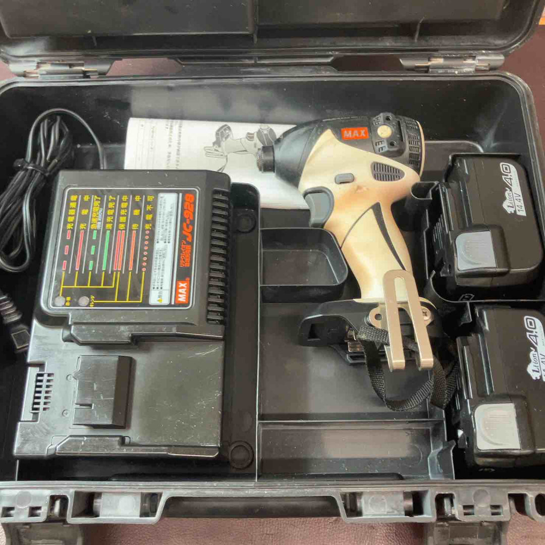 【中古品】◇マックス(MAX) コードレスインパクトドライバ PJ-ID144-B2C(W)【東大和店】