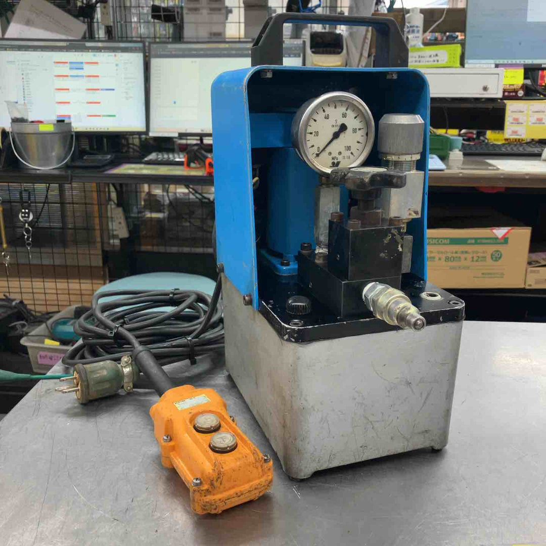 【中古品】※現状品【シリ不明】大阪ジャッキ 電動油圧ポンプ NEX-2【戸田店】