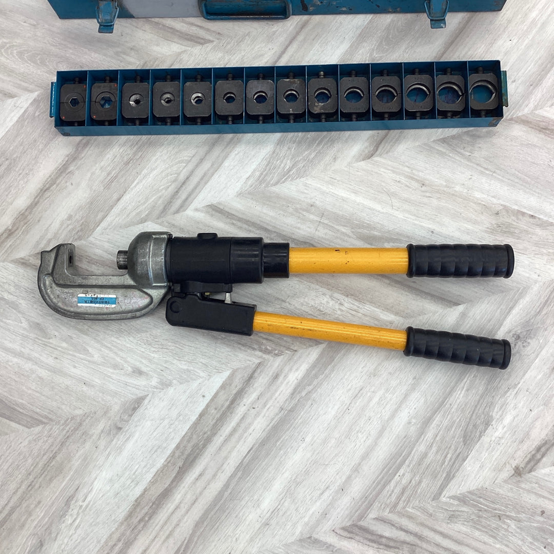 〇泉精器(IZUMI)  T型手動油圧式圧縮工具 EP-365【越谷店】