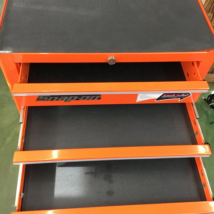 【店頭受取り限定】Snap-On スナップオン KRA2007KCPJK 7段ロールキャブ キャビネット(オレンジ) 工具箱  【桶川店】