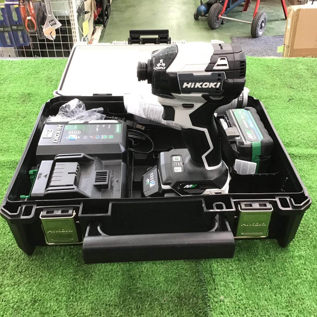 ★ハイコーキ(HIKOKI ※旧:日立工機) コードレスインパクトドライバー WH36DD(2XHSZ)(FW)【桶川店】