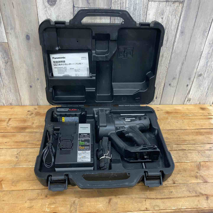 【タイムセール】 【中古品】 パナソニック(Panasonic) コードレス全ネジカッター EZ45A4LJ2G-B 18V セット品 動作良好 【東大和店】