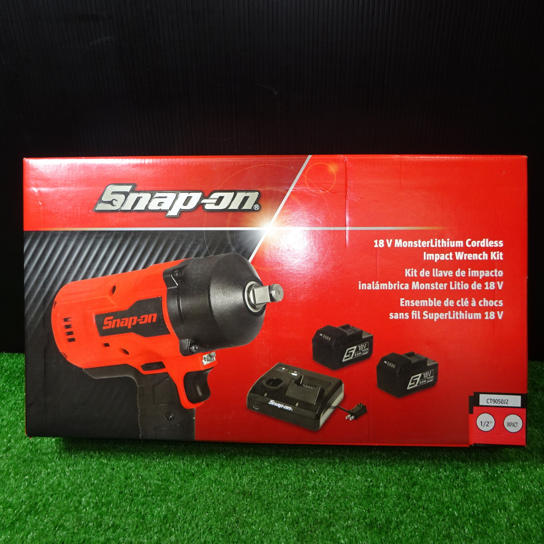 ★スナップオン/Snap-on コードレスインパクトレンチ CT9050J2 レッド【岩槻店】