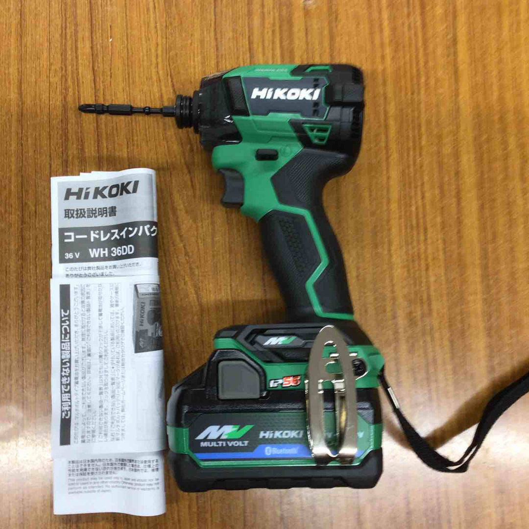 ★ハイコーキ(HIKOKI ※旧:日立工機) コードレスインパクトドライバ WH36DD(NNL)【桶川店】