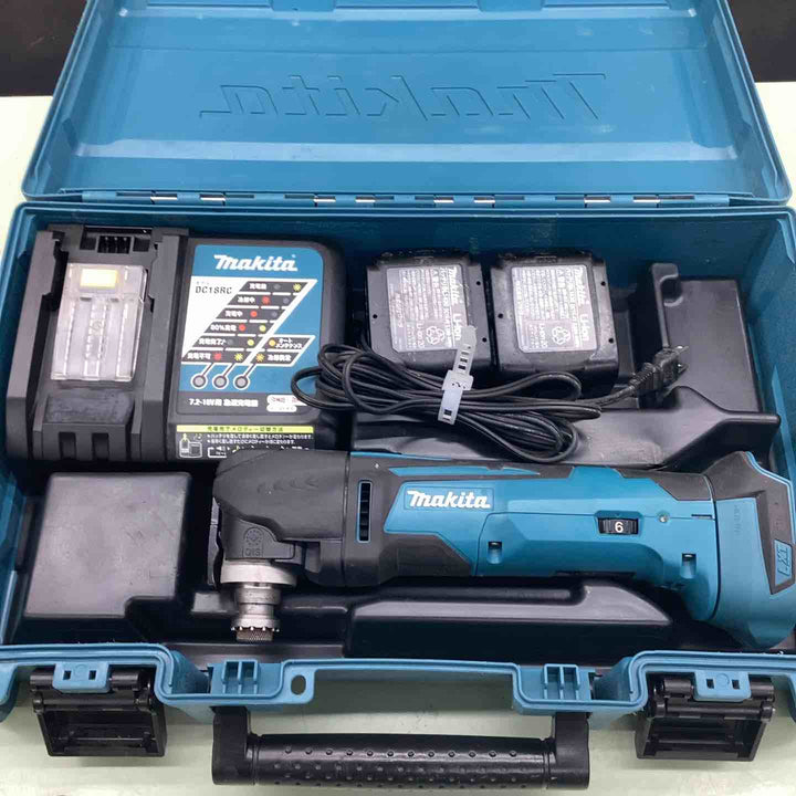 ◇マキタ(makita) コードレスマルチツール バッテリ14.4v5Ah 充電器 ケース ツールボックス TM41DRT 工具取付け360° 【越谷店】