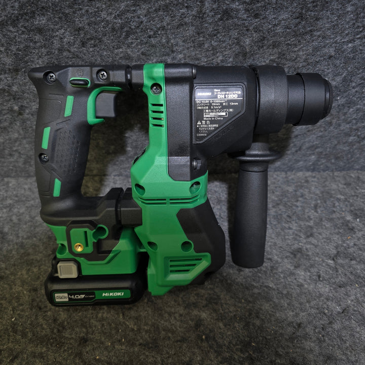 【美品】HiKOKI(ハイコーキ) 10.8V コードレス ハンマドリル  DH12DD(LSK) 蓄電池1個・充電器・ケース付き【桶川店】
