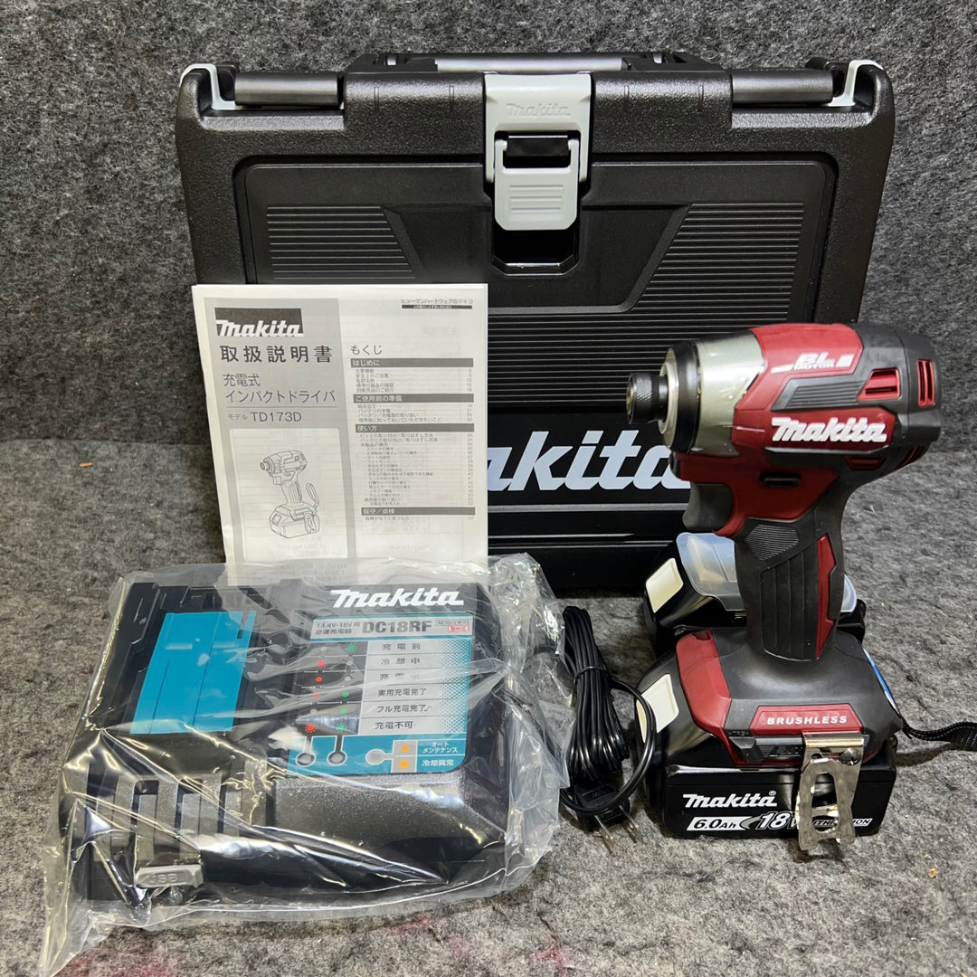 【限定色】マキタ(makita) コードレスインパクトドライバー TD173DGXAR 復刻カラーオーセンティックレッド!【桶川店】